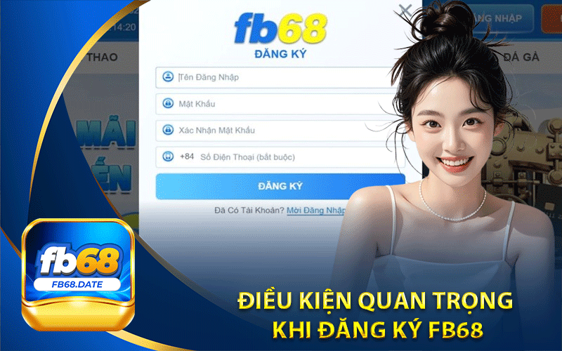 Điều kiện quan trọng khi đăng ký Fb68